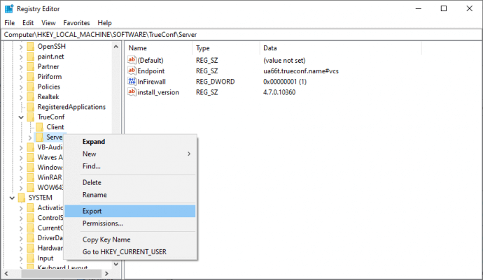 Migrating TrueConf Server for Windows 3