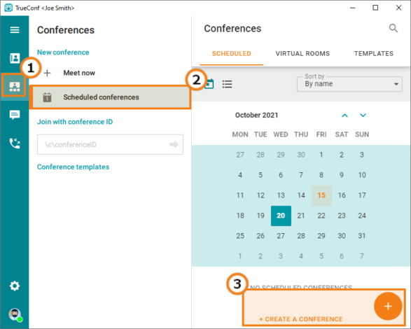 How to schedule a video conference on TrueConf 2