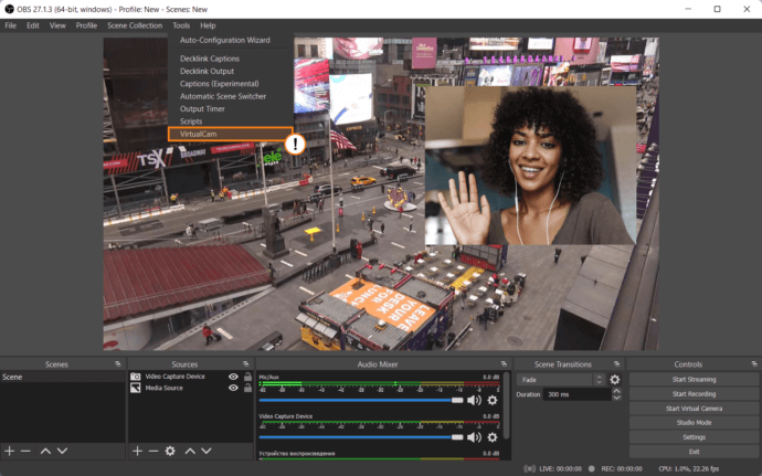 How to broadcast video from two web cameras simultaneously in TrueConf client application 6