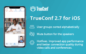 TrueConf 2.7 for iOS: Speakers mute and hotfixes
