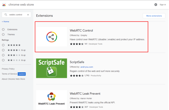 How to disable WebRTC Google Chrome