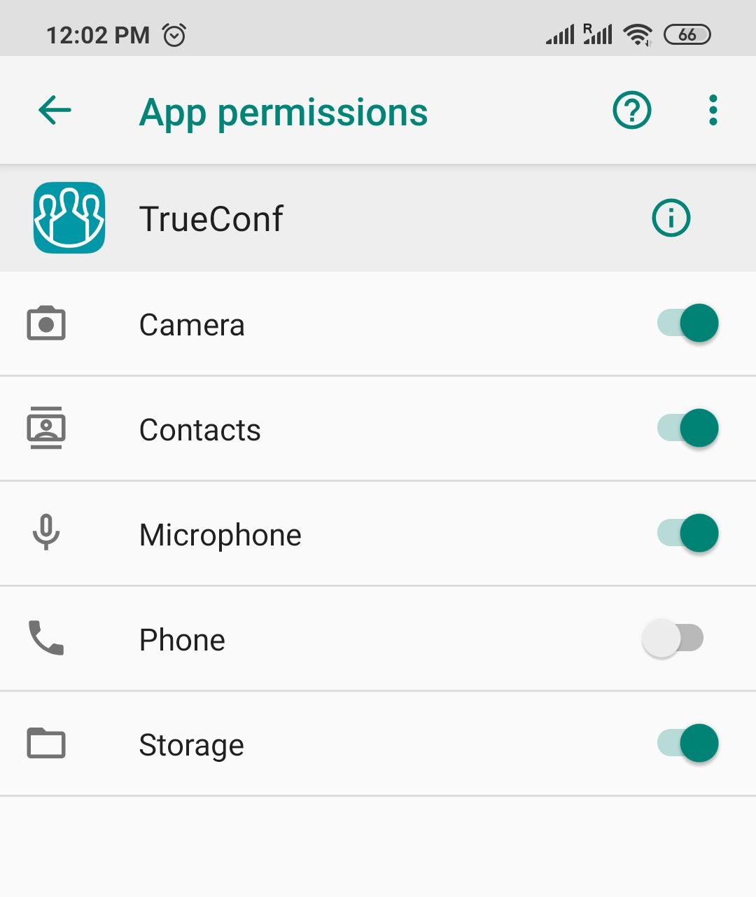 app permissions reset with update