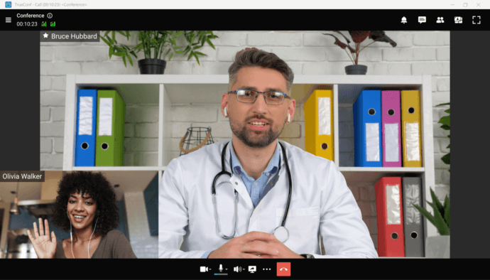 TrueConf offers a 4K telemedicine platform that works offline