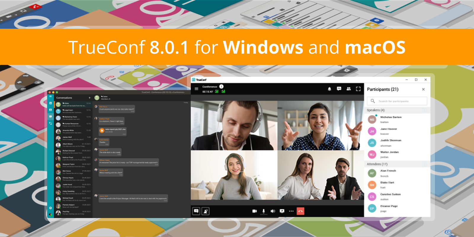 TrueConf 8.0.1 for Windows and macOS 1