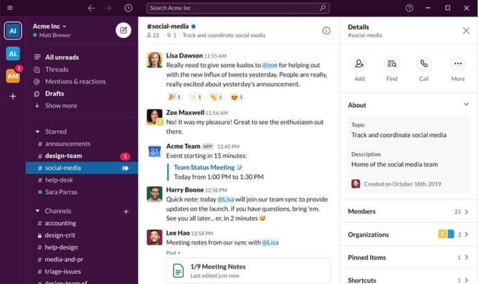 Collaborative Apps - Slack