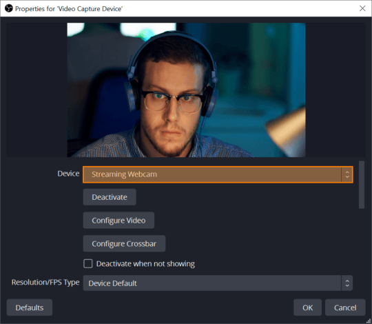 How to broadcast video from two web cameras simultaneously in TrueConf client application 4