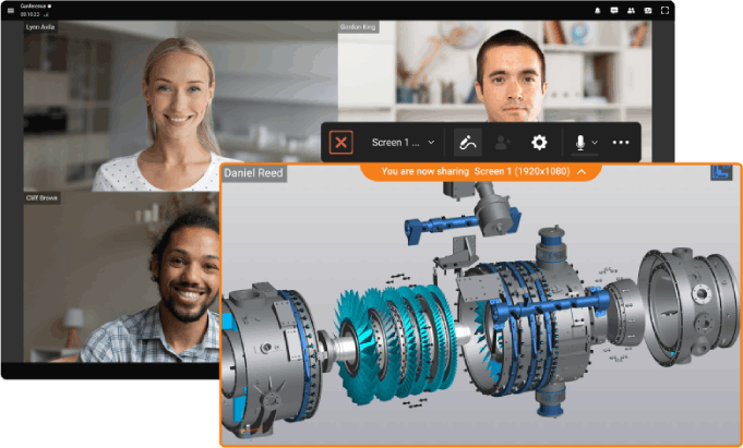 Screen sharing via TrueConf Server Screen sharing via TrueConf Server