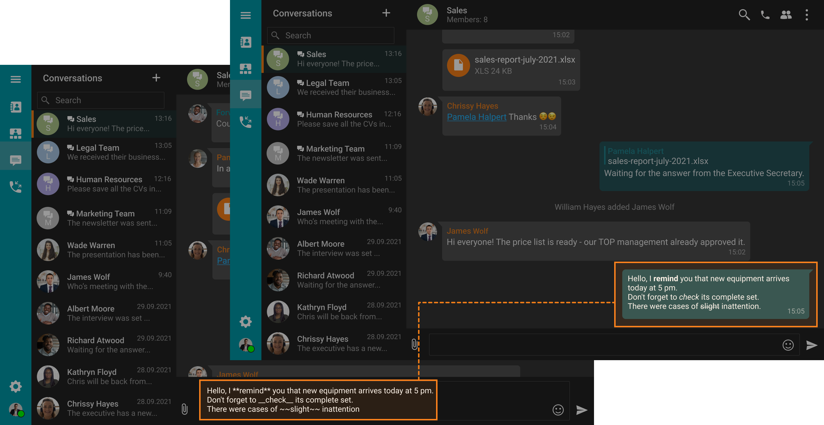 TrueConf 8.1 for Windows: Enhanced team messaging, media player for recordings, and automatic content spotlight 3