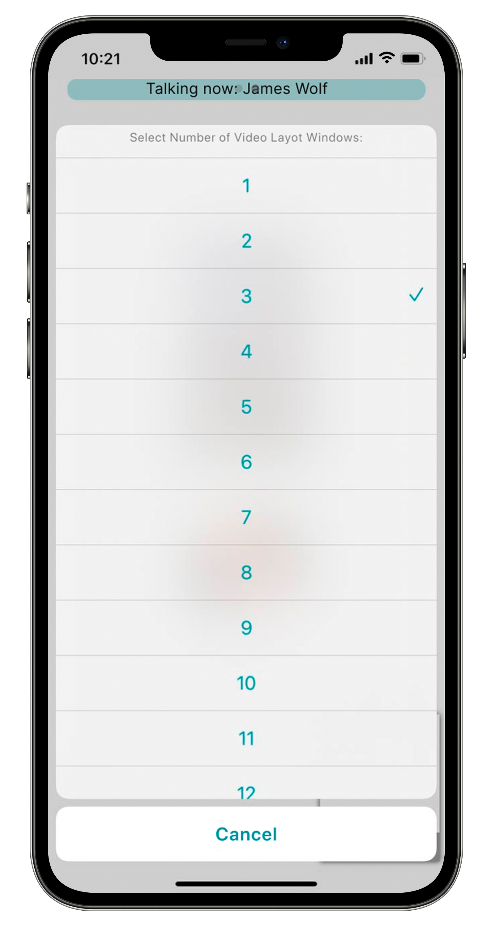 TrueConf 3.2.3 for iOS: Page-by-page display, VAD, and PIN-protected meetings 2