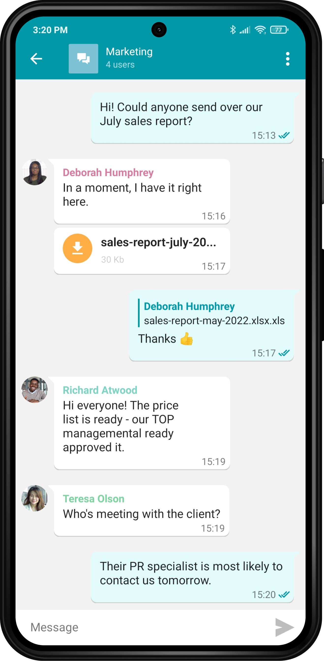 TrueConf 2.0 for Android: the all-in-one video conferencing & team messaging app 5