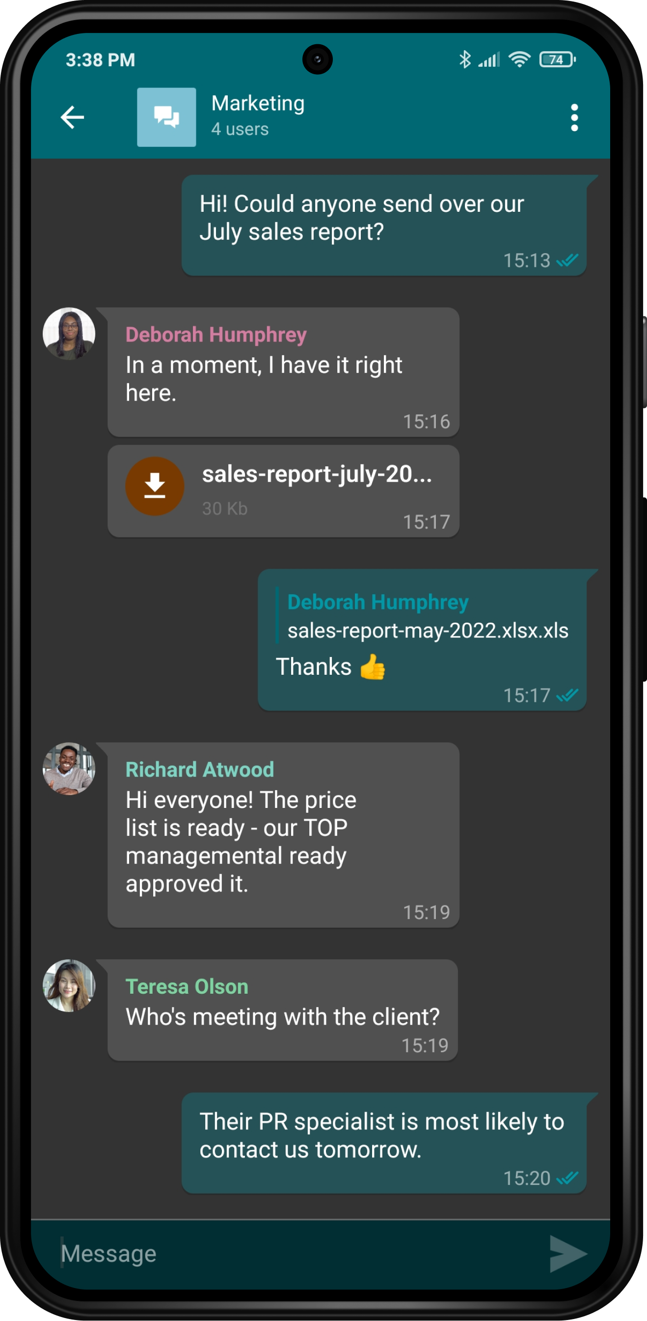 TrueConf 2.0 for Android: the all-in-one video conferencing & team messaging app 12