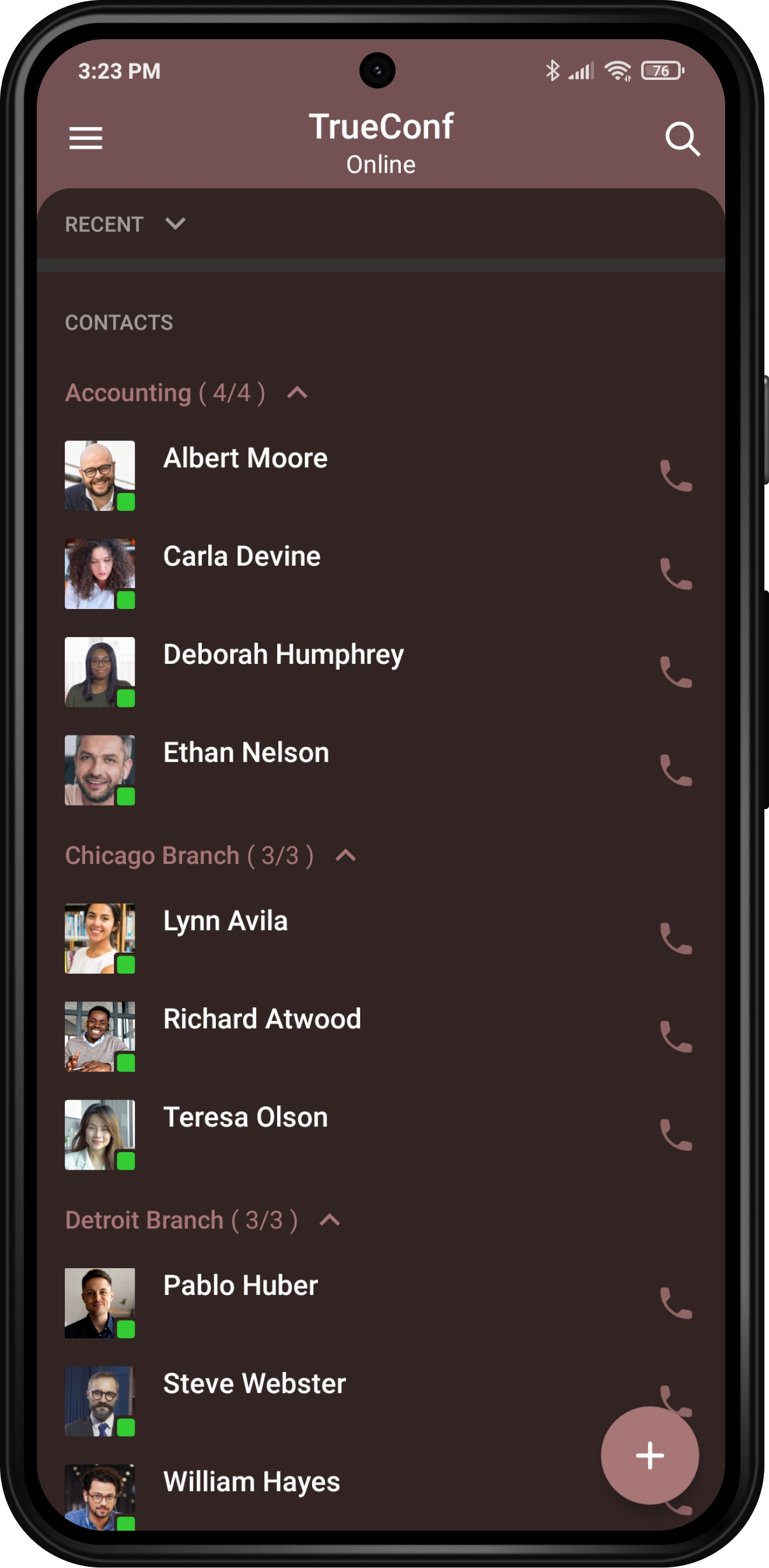 TrueConf 2.0 for Android: the all-in-one video conferencing & team messaging app 14