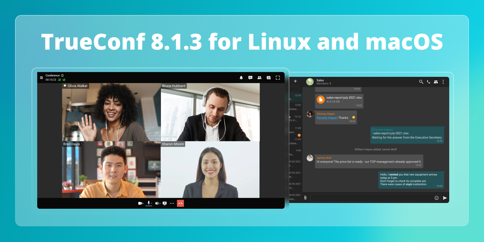 TrueConf 8.1.3 for Linux and macOS: Performance and Usability Updates 8