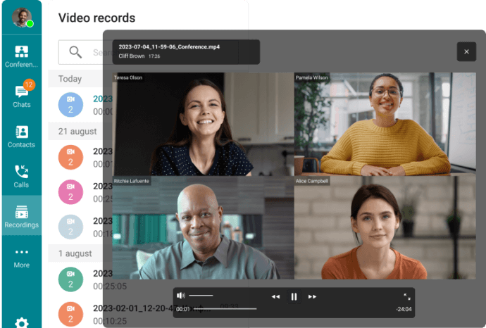 Video Conference Recording
