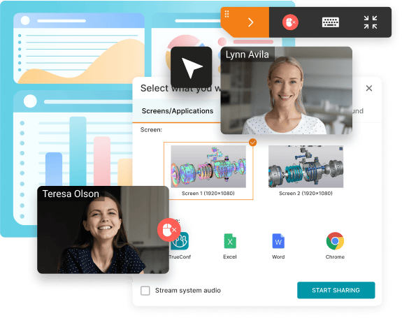 Remote Desktop Control & Meeting Management