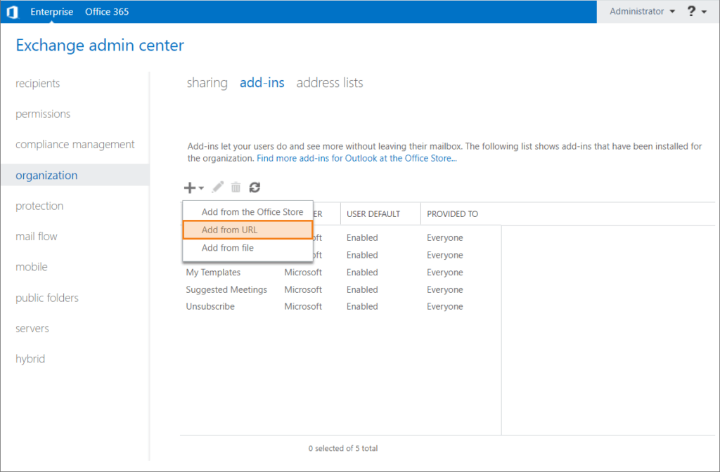 How to integrate TrueConf for Outlook add-in into Microsoft Exchange 11