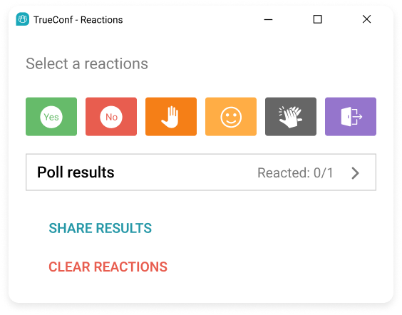 Reactions and Polling