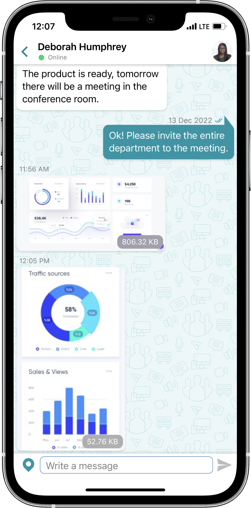 TrueConf 3.3 for iOS: new UI, Smart meeting mode, offline access to chats, contacts, and call history 14