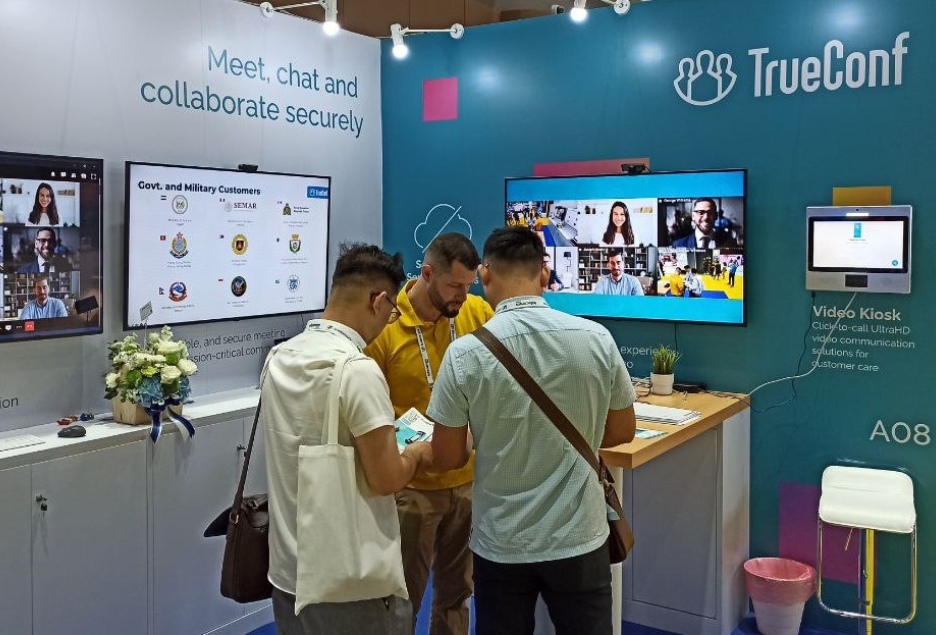 TrueConf showcased latest video collaboration solutions at InfoComm Asia 2023 3