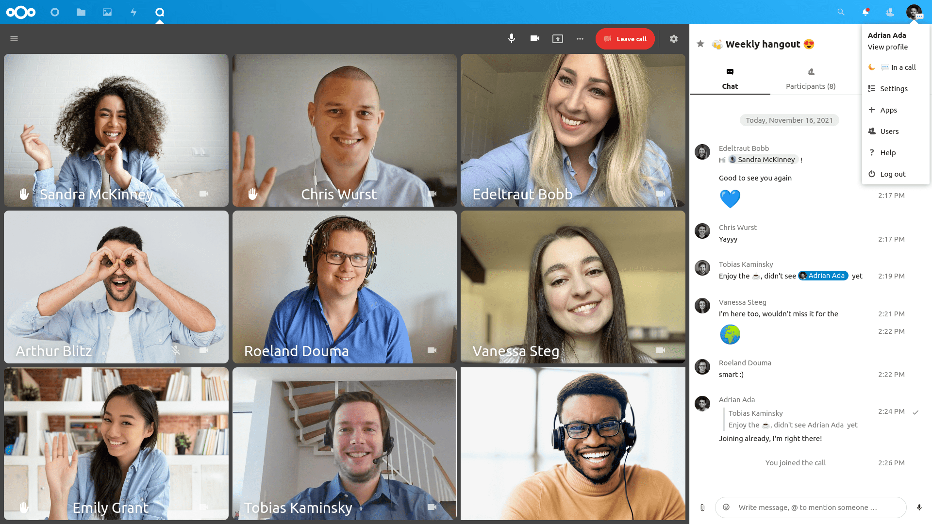 Self-Hosted Chat Software Solutions Nextcloud