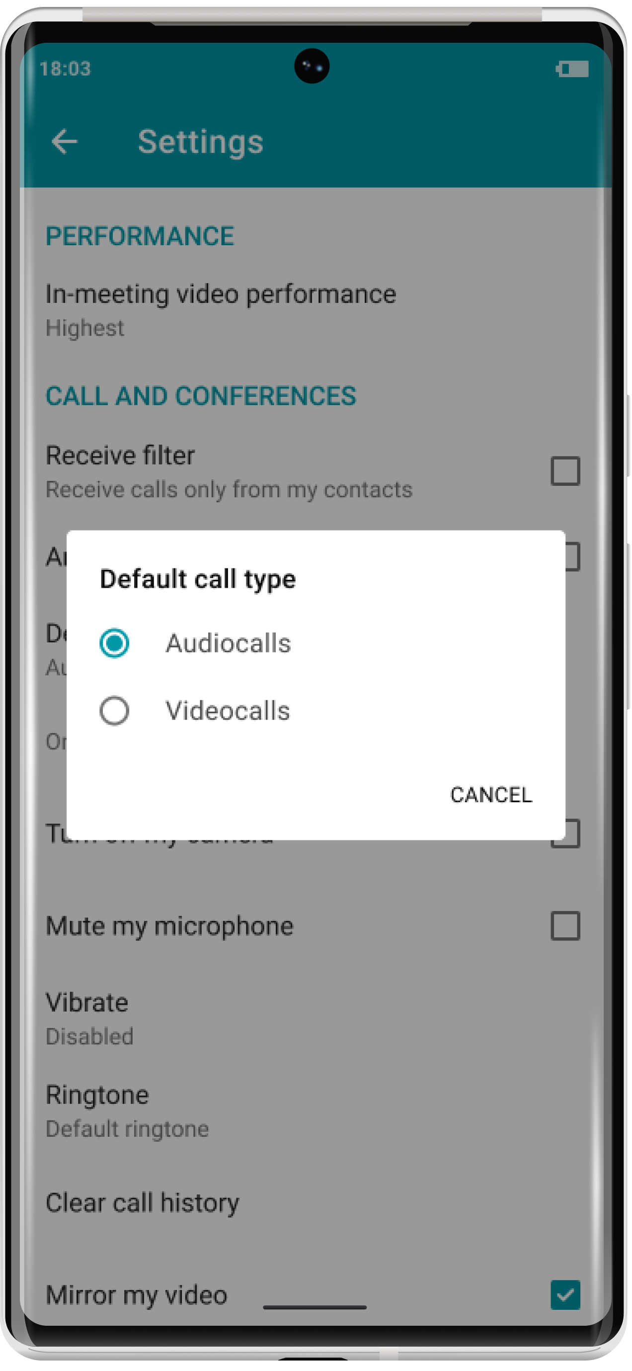 TrueConf 2.2 for Android: audio-only mode and file sharing 9