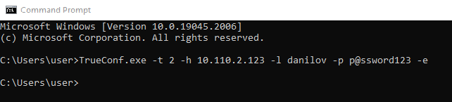 Launch TrueConf Client Applications via Command Line Parameters 2 Launch TrueConf Client Applications via Command Line Parameters 2
