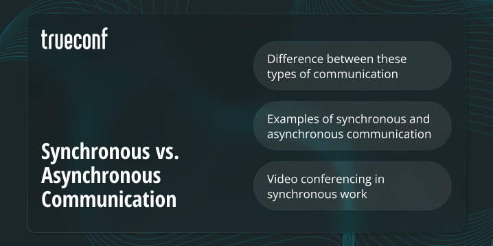 What is Synchronous and Asynchronous Communication?