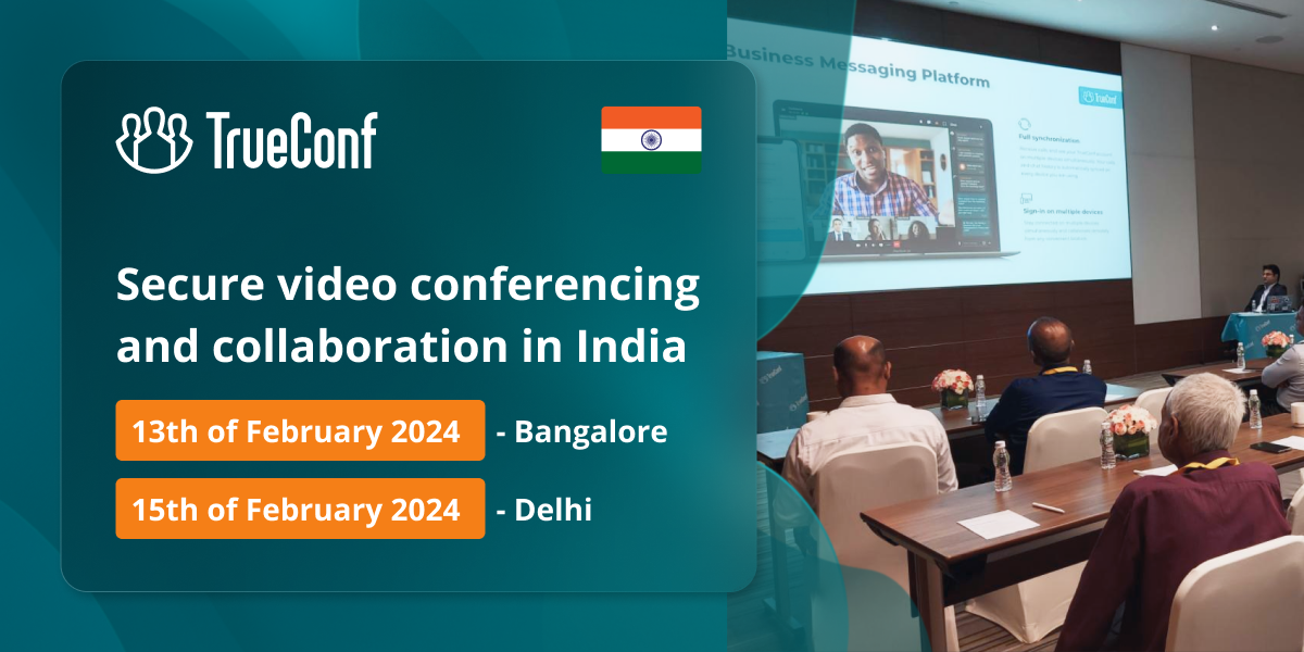 TrueConf opens a new season of IT events in India 6