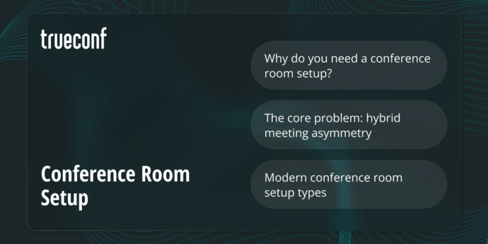 Conference Setup for 2026 1 Conference Room Setup