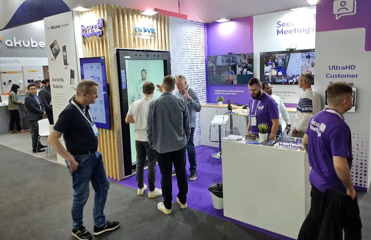 TrueConf showcased immersive video collaboration solution at ISE 2024 2