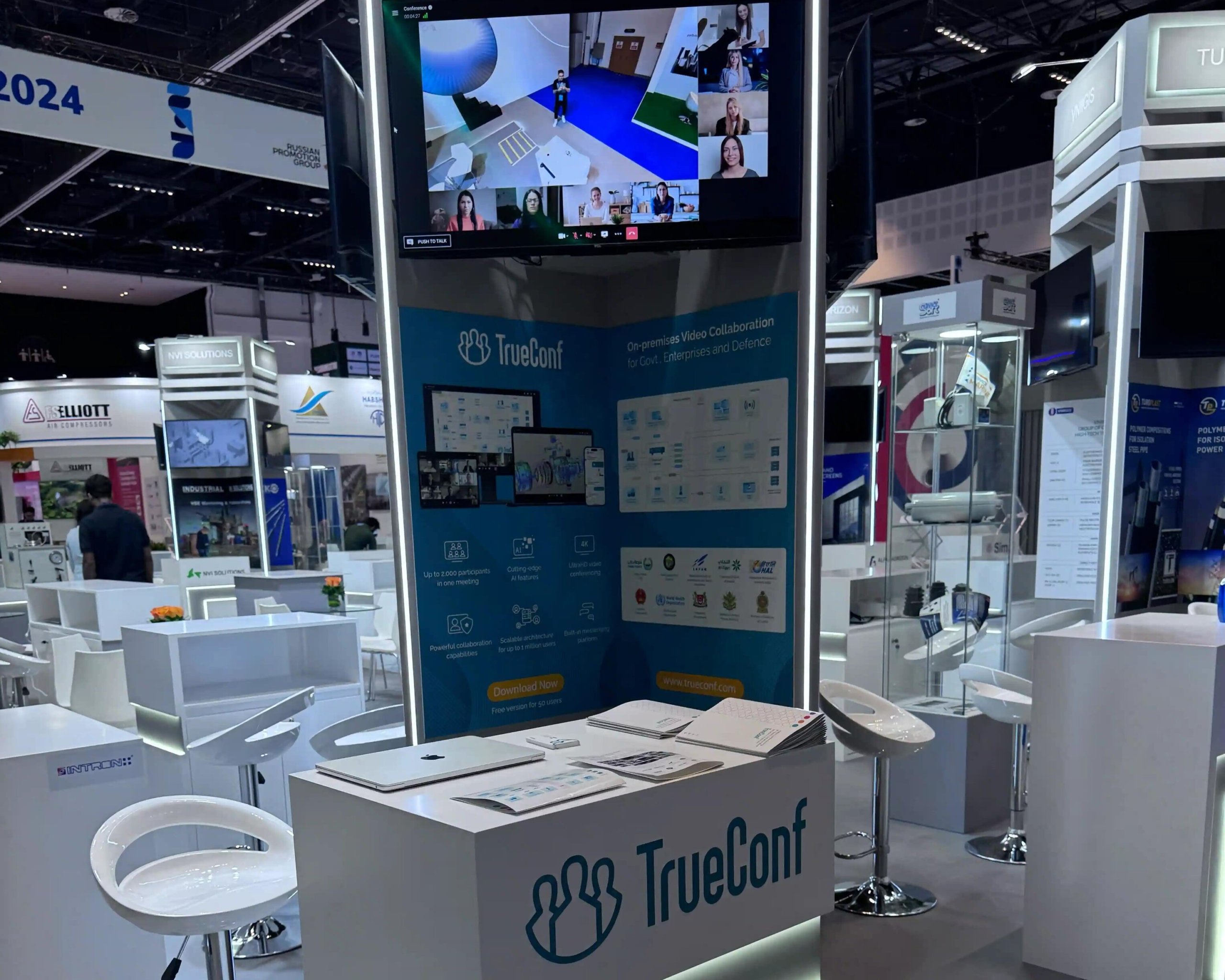 TrueConf presented the power of video collaboration at ADIPEC 2024 2