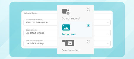 TrueConf MCU 2.1.1: advanced recording settings