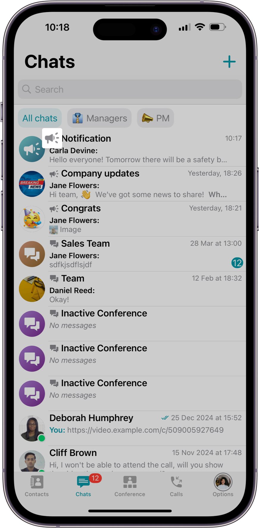 TrueConf 3.8 for iOS: channel creation and picture-in-picture mode 6 TrueConf 3.8 for iOS: channel creation and picture-in-picture mode 5