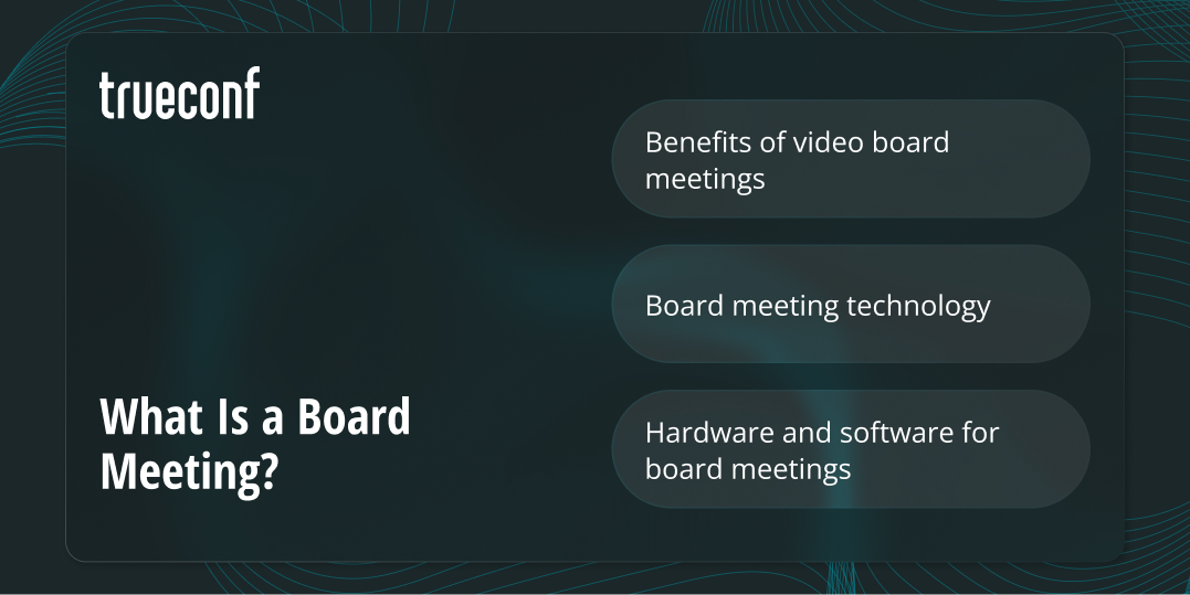 What Is a Board Meeting?