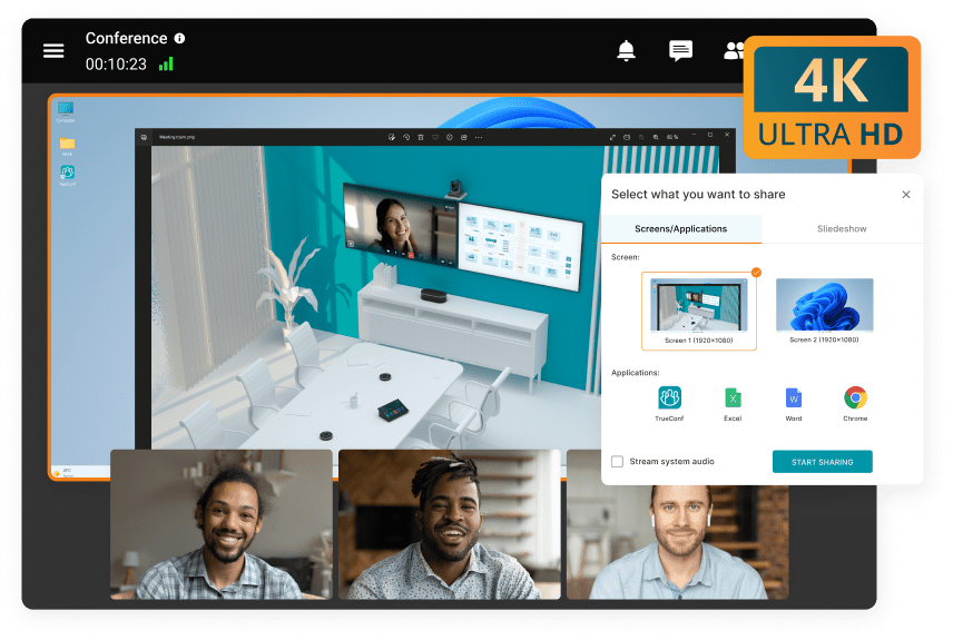 Collaboration in real time with TrueConf Server