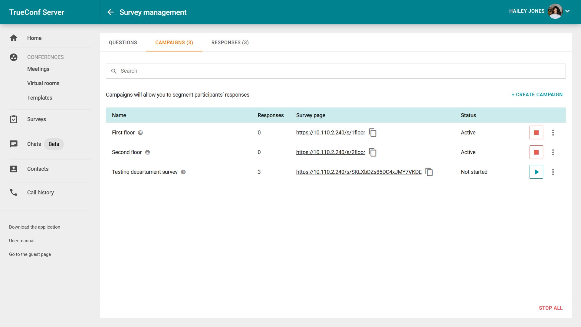 TrueConf Server 5.5 major update: new messaging features, surveys, and layout templates 9 TrueConf Server 5.5 major update: new messaging features, surveys, and layout templates 8