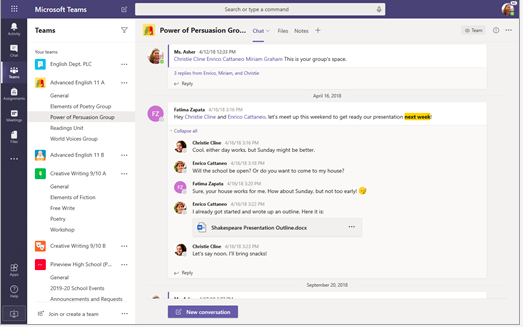Zoom vs Teams: Chat systems