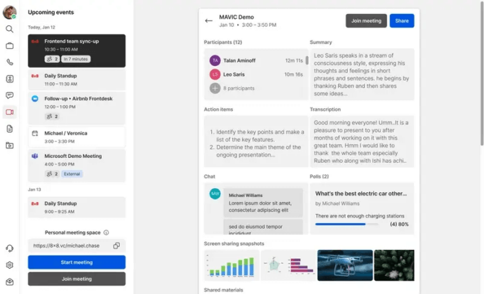 8×8 unified communication app