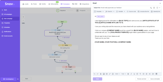 Snovio - 17 Best Communication Tools for Business