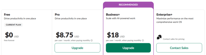 Slack Pricing