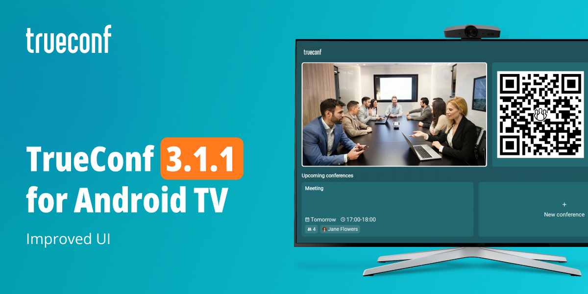 TrueConf 3.1.1 for Android TV: improved UI 1