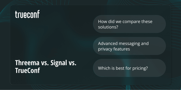 Threema vs. Signal 