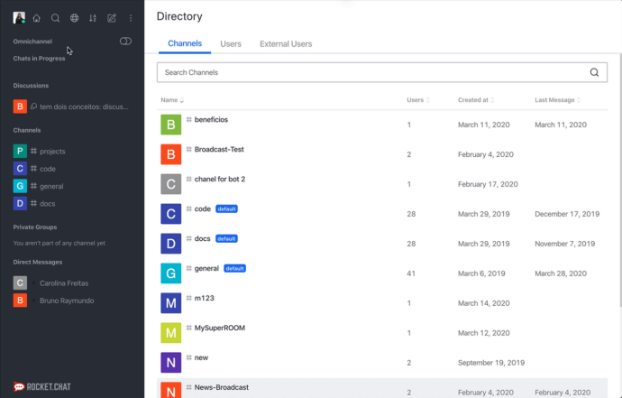 Rocket.Chat Messaging