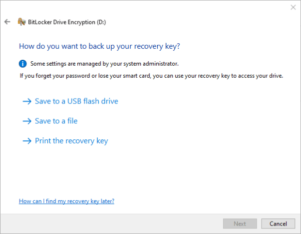 How to encrypt a disk on the machine with TrueConf Server 8