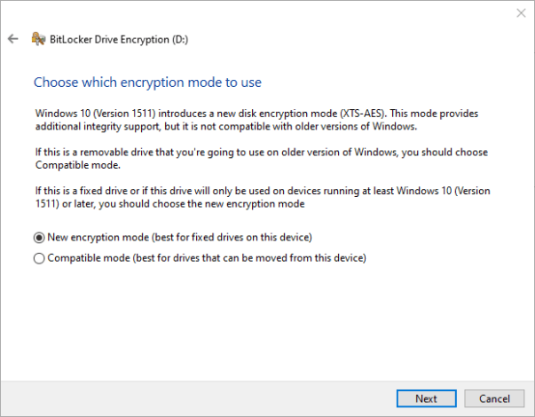 How to encrypt a disk on the machine with TrueConf Server 10