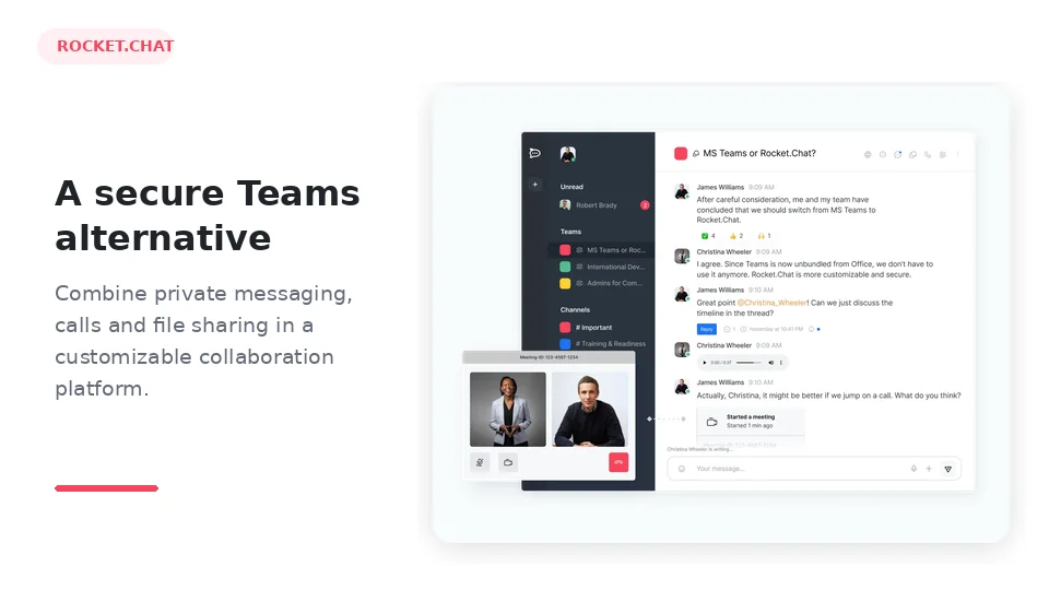 Microsoft Teams Competitor Rocket.Chat