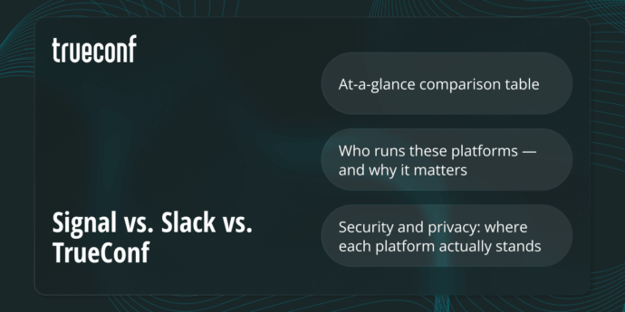 Signal vs. Slack