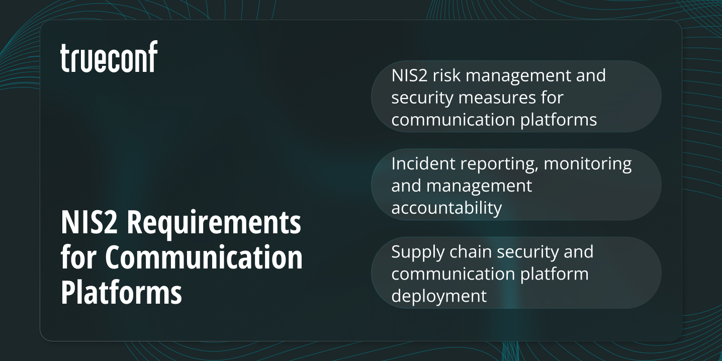 NIS2 Requirements for Communication Platforms