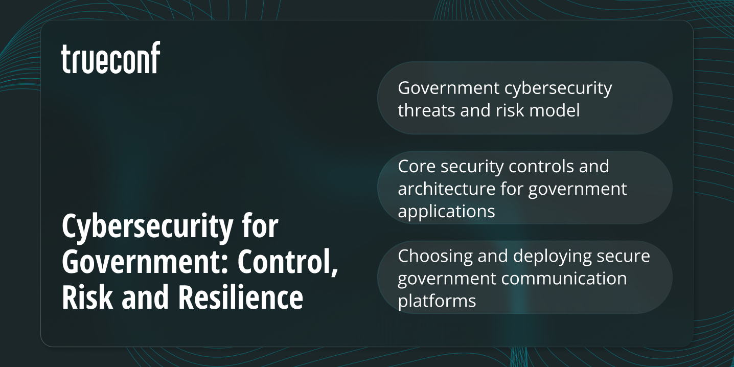 Cybersecurity for Government: Control, Risk and Resilience
