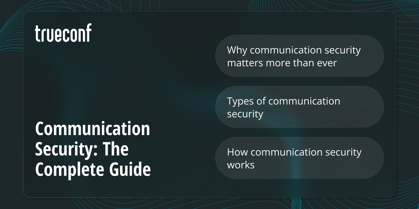 Communication Security: The Complete Guide to Protecting Your Data in Transit